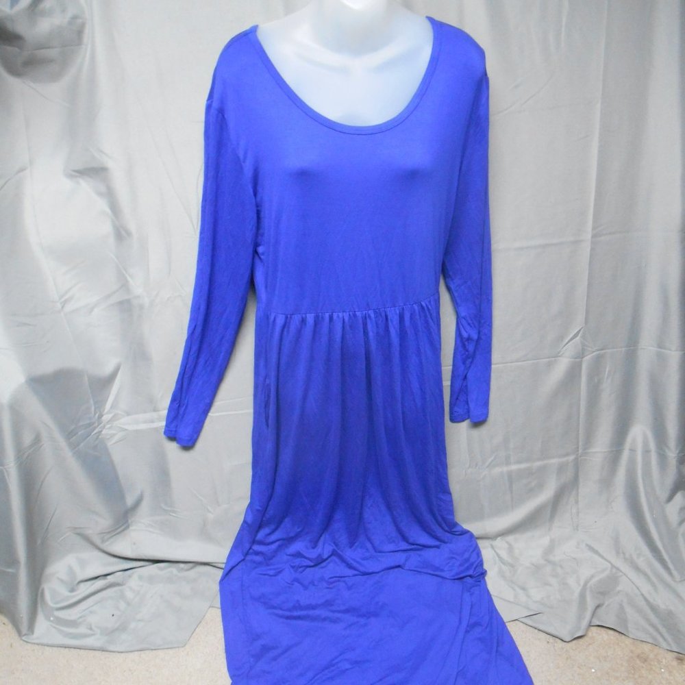 NWT Poseshe blue long maxi dress women’s 2XL